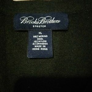 Brooks Brothers Wool V-Neck Sweater